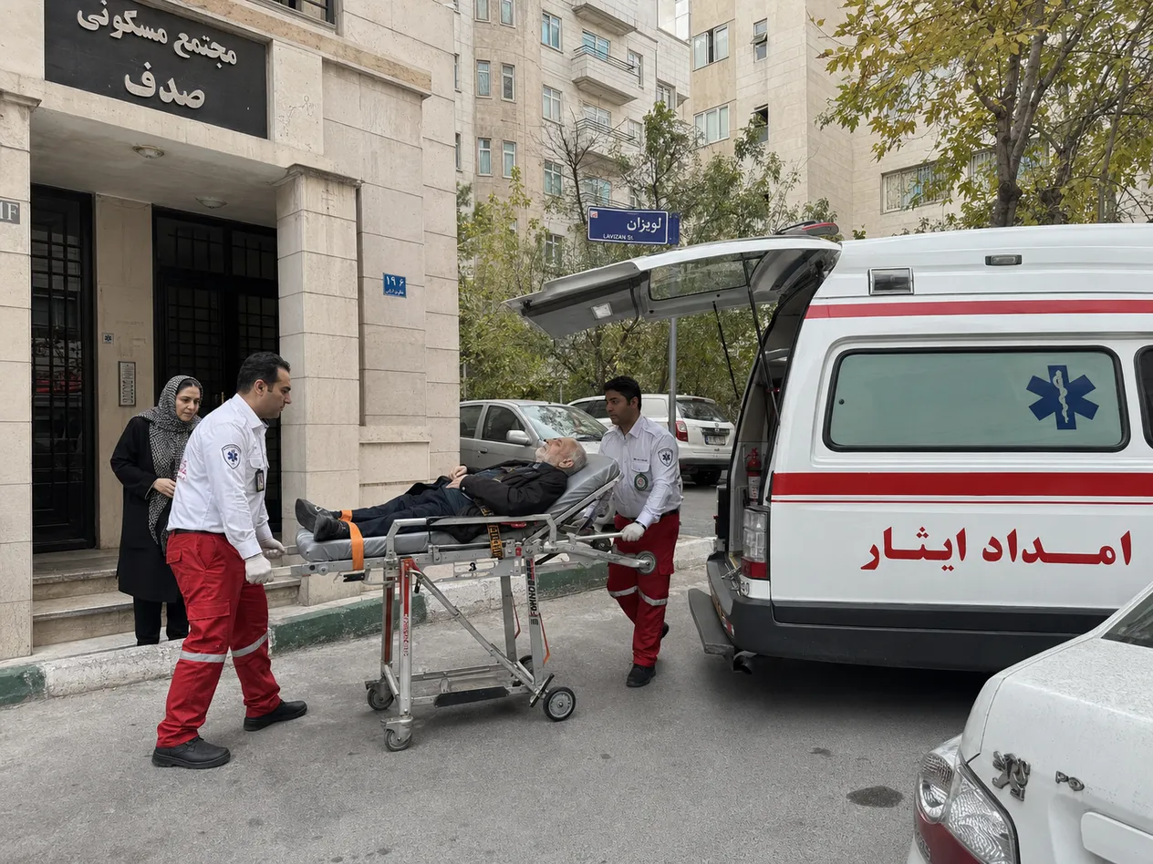انتقال بیمار از منزل در لویزان با آمبولانس خصوصی امداد ایثار