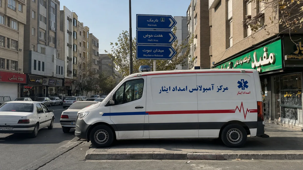 آمبولانس خصوصی مجیدیه جنوبی و نارمک نزدیک رسالت و گلبرگ