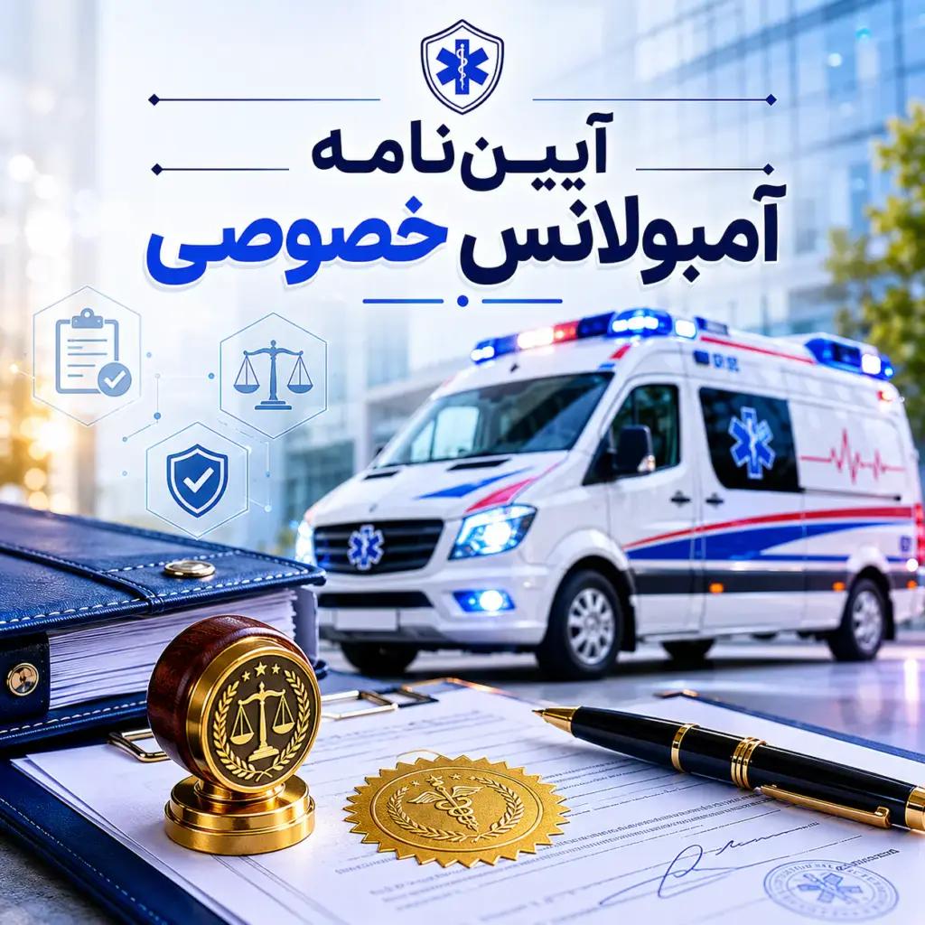 مجوز و ضوابط رسمی خدمات آمبولانس خصوصی