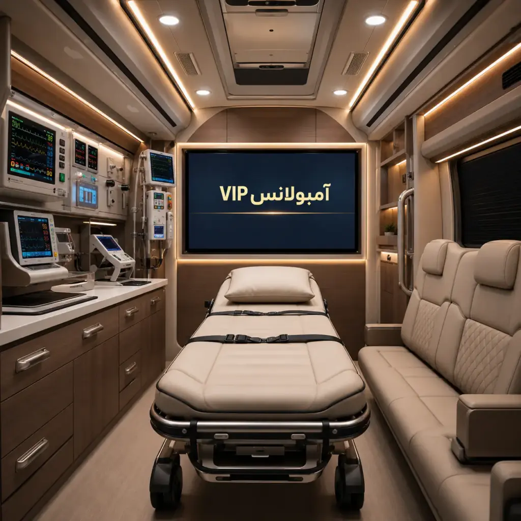 آمبولانس VIP با فضای راحت و تجهیزات مدرن